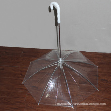 Transparent PVC Pet Dog Umbrella Special Shape